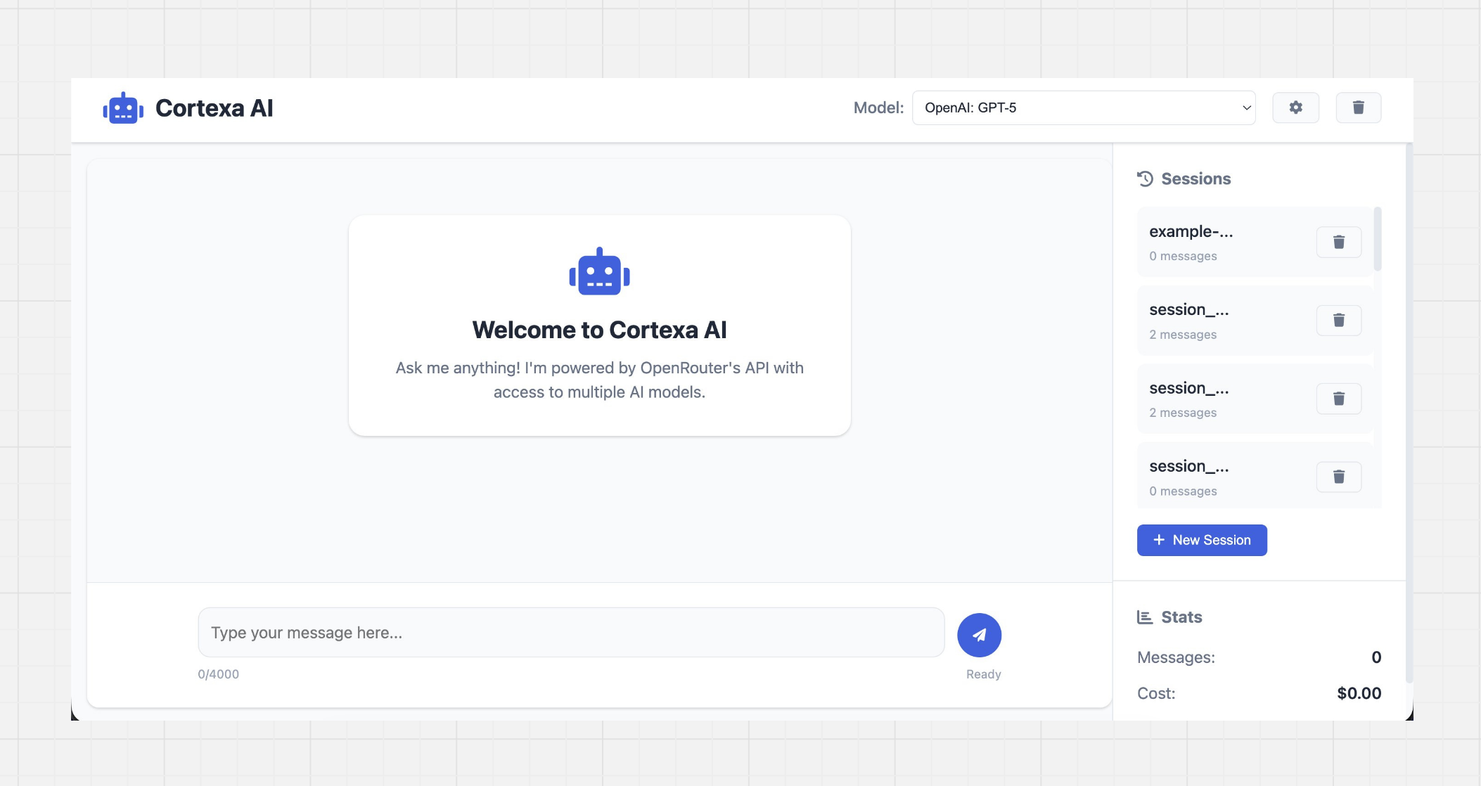 Cortexa AI project screenshot
